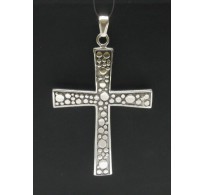 STERLING SILVER PENDANT CROSS OXIDIZED PERFECT QUALITY
